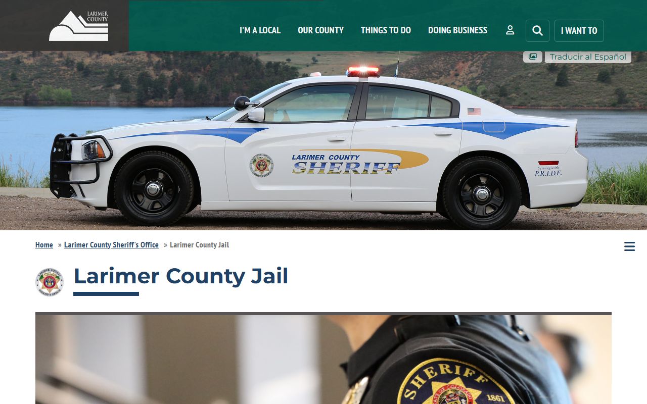 Official Larimer County Jail overview page